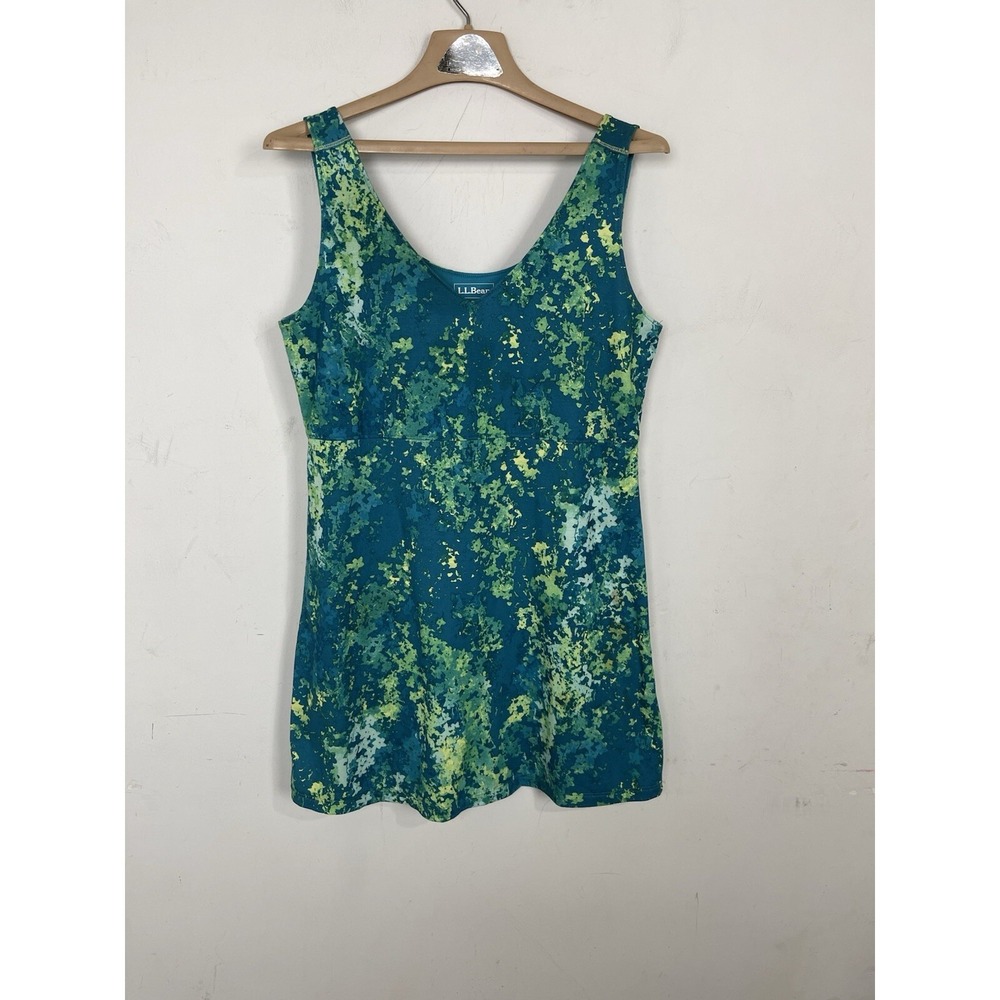 LL Bean Women Dress Small Green Hiking Athletic Tennis Pickleball Outdoor Travel